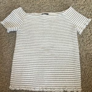 target off the shoulder baby tee